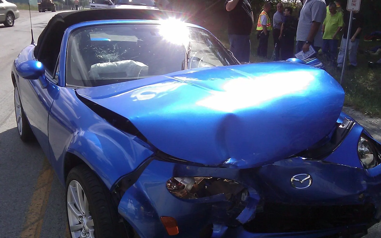 Car, accident and crash